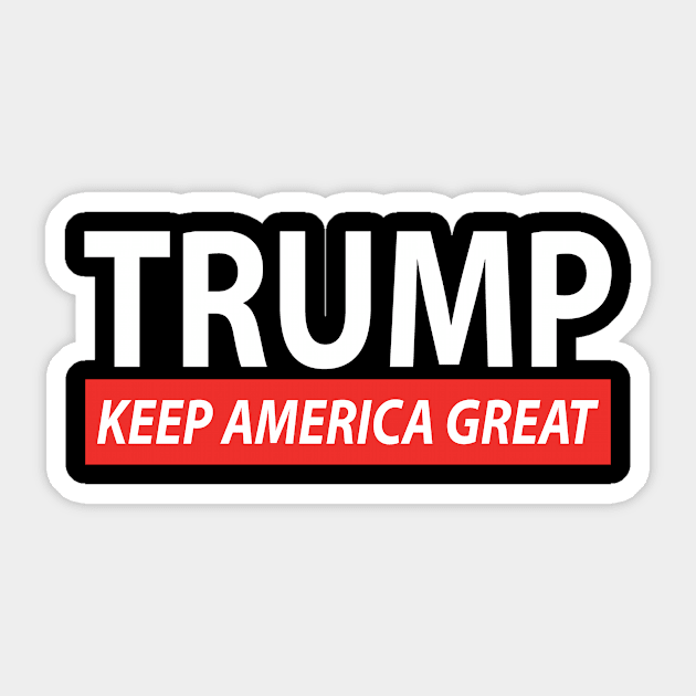 TRUMP KEEP AMERICA GREAT 2020 T-SHIRT Sticker by Donald Trump 2020